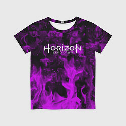 Детская футболка Horizon: Zero Dawn flame neon steel