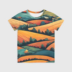 Детская футболка Поля луга