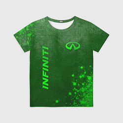 Детская футболка Infiniti - green gradient вертикально