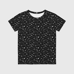 Детская футболка Паттерн из радиодеталей