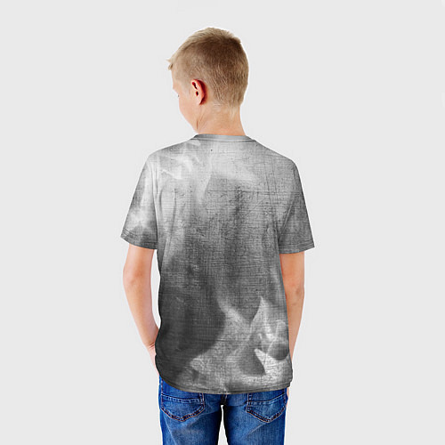 Детская футболка Infiniti - grey gradient / 3D-принт – фото 4