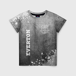 Детская футболка Everton - grey gradient вертикально