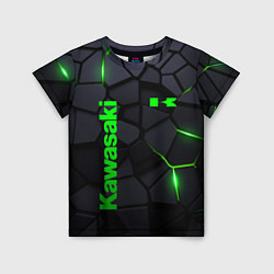 Детская футболка Kawasaki - плиты с эффектом свечения