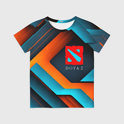 Детская футболка Dota 2 абстракция из линий