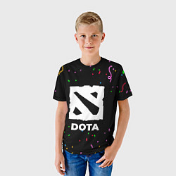 Футболка детская Dota конфети, цвет: 3D-принт — фото 2