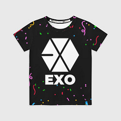 Футболка детская Exo конфети, цвет: 3D-принт