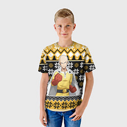 Футболка детская One-Punch Man sweater, цвет: 3D-принт — фото 2