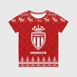 Детская футболка Новогодний Monaco с оленями
