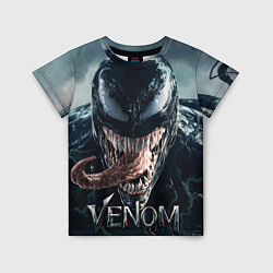 Детская футболка Venom head with tongue