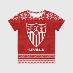 Детская футболка Новогодний Sevilla