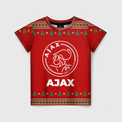 Футболка детская Ajax new year, цвет: 3D-принт