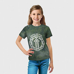 Футболка детская Символ чур - природа мой храм, цвет: 3D-принт — фото 2