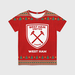 Футболка детская West Ham new year, цвет: 3D-принт