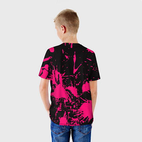 Детская футболка Nirvana pink color / 3D-принт – фото 4