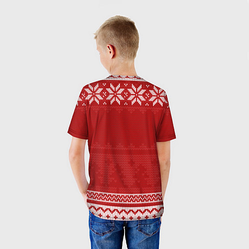 Детская футболка Новогодний Counter-Strike 2 / 3D-принт – фото 4