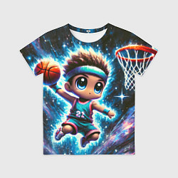 Детская футболка Бейсболист с мячом