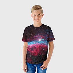 Футболка детская Uy scuti star - neon space, цвет: 3D-принт — фото 2