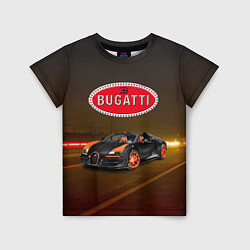 Детская футболка Bugatti on the night route