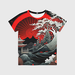Детская футболка Деревья Японии и природа