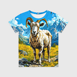 Детская футболка Горный козел