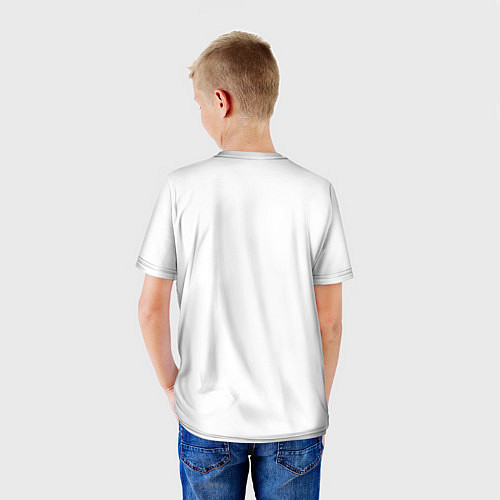 Детская футболка A real sigma boy merch meme надпись из песни в тик / 3D-принт – фото 4