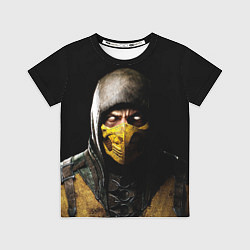 Футболка детская Mortal kombat Scorpion - кто следующий, цвет: 3D-принт