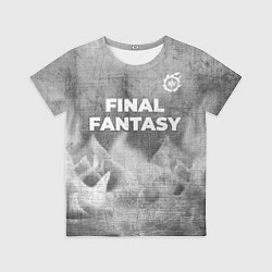 Детская футболка Final Fantasy - grey gradient посередине