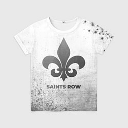 Детская футболка Saints Row - white gradient