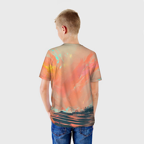 Детская футболка Россия - медведь / 3D-принт – фото 4