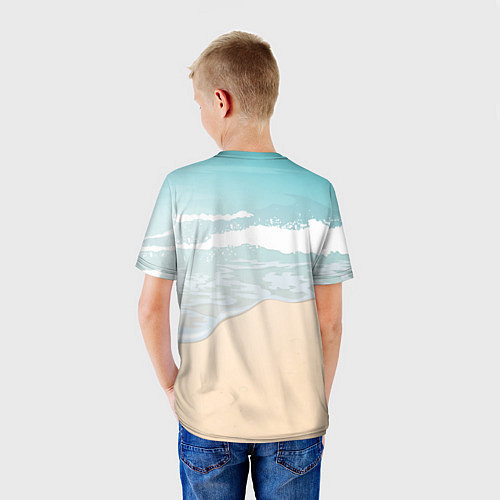 Детская футболка Keep your ocean inside / 3D-принт – фото 4