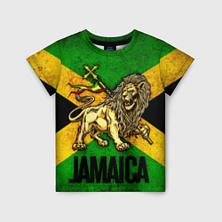 Детская футболка Jamaica lion flag