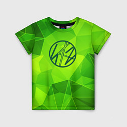 Детская футболка Stray Kids green poly