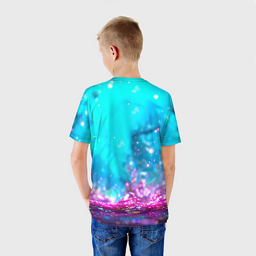 Детская футболка Белый буйвол / 3D-принт – фото 4