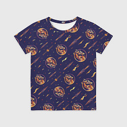 Детская футболка Mortal Kombat logo pattern