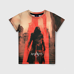 Футболка детская Assassins Creed black ninja, цвет: 3D-принт