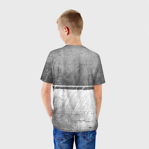 Детская футболка Dota - grey gradient посередине / 3D-принт – фото 4