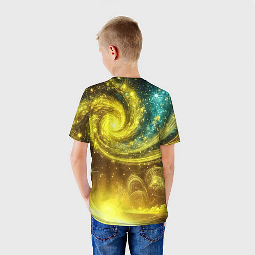 Детская футболка Sonic and Shadow battle in space - movie / 3D-принт – фото 4