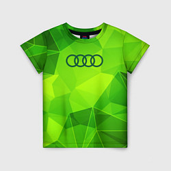 Детская футболка Audi green poly