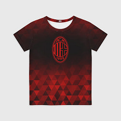 Детская футболка AC Milan red poly