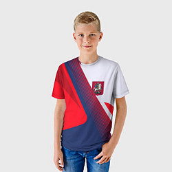 Футболка детская Герб Москвы, цвет: 3D-принт — фото 2