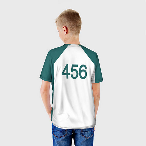 Детская футболка Форма номер 456 / 3D-принт – фото 4