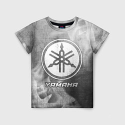 Детская футболка Yamaha - grey gradient