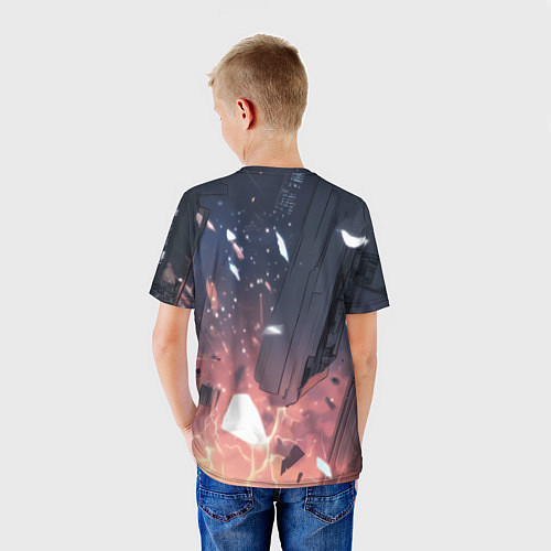 Детская футболка Полет Бэтмена / 3D-принт – фото 4