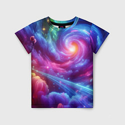 Детская футболка Neon space fantasy