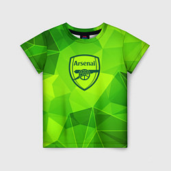 Футболка детская Arsenal green poly, цвет: 3D-принт