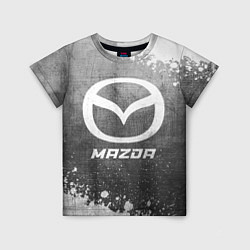 Детская футболка Mazda - grey gradient
