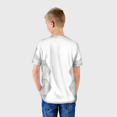 Детская футболка Exo white poly / 3D-принт – фото 4
