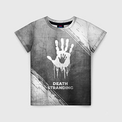 Футболка детская Death Stranding - grey gradient, цвет: 3D-принт