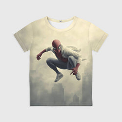 Детская футболка Человек паук в прыжке