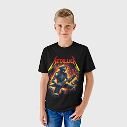 Футболка детская Metallica - James Alan Hatfield, цвет: 3D-принт — фото 2